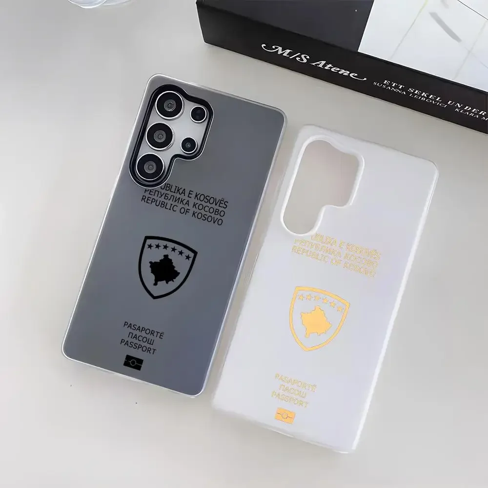 Computer Case - غطاء هاتف بشعار جواز كوسوفو لسامسونج