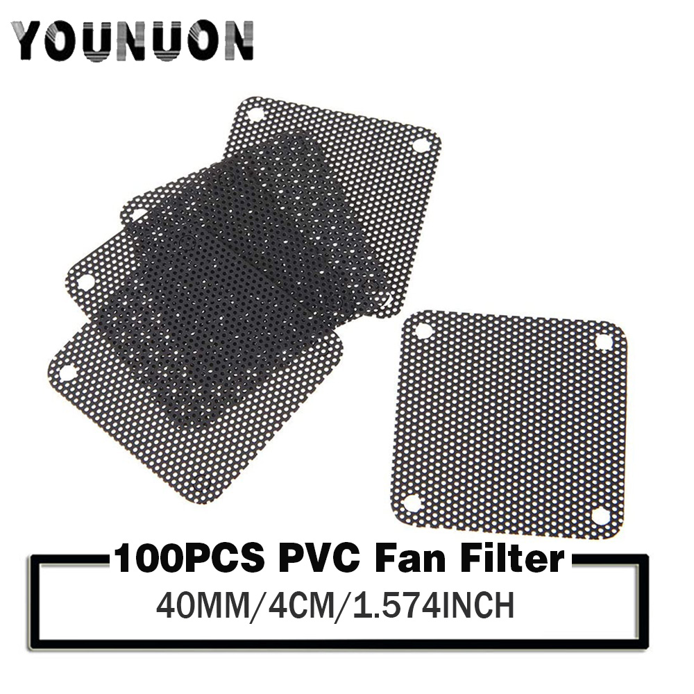 100 قطعة YOUNUON 40 مللي متر م - مراجعة Dust Filter Pc وسعره