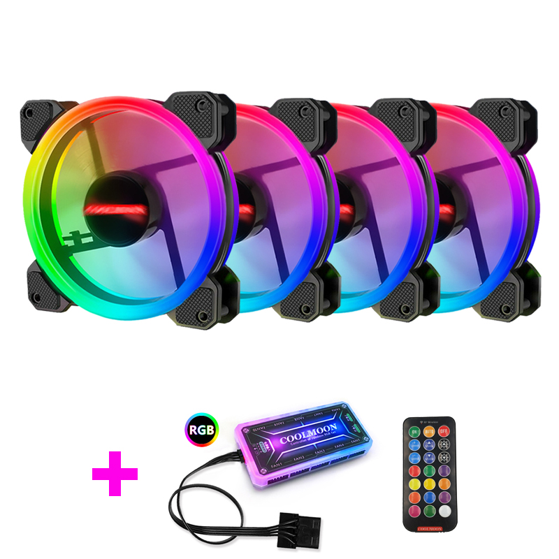 مروحة تبريد كمبيوتر Coolmoon R - مراجعة Case Fan Controller وسعره